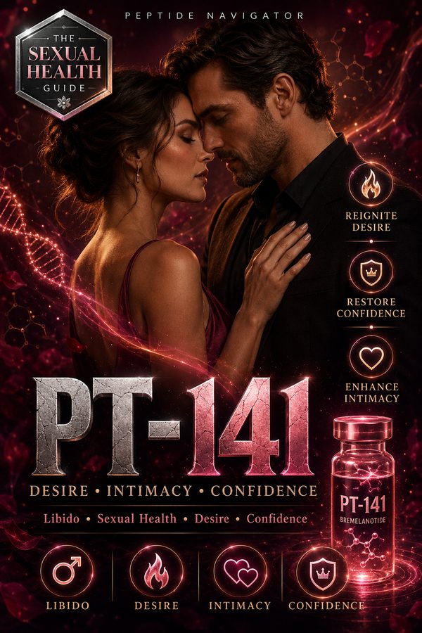 PT-141 bremelanotide libido peptide guide, evidence-first ebook by Peptide Navigator