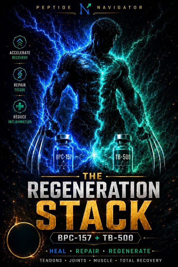 The Regeneration Stack tissue repair peptide guide, evidence-first ebook by Peptide Navigator